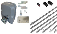 Φόρτωση εικόνας στο εργαλείο προβολής Συλλογής, Σετ μοτέρ συρόμενης πόρτας SLG600 με 1 τηλεχειριστήριο, 7m μεταλλική κρεμαγιέρα και φωτοκύτταρα ενσύρματα