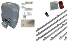 Φόρτωση εικόνας στο εργαλείο προβολής Συλλογής, Σετ μοτέρ συρόμενης πόρτας SLG600 με 1 τηλεχειριστήριο, 7m μεταλλική κρεμαγιέρα και φωτοκύτταρα ασύρματα