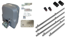 Φόρτωση εικόνας στο εργαλείο προβολής Συλλογής, Σετ μοτέρ συρόμενης πόρτας SLG600 με 2 τηλεχειριστήρια, 5m μεταλλική κρεμαγιέρα και φωτοκύτταρα ενσύρματα