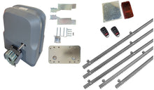 Φόρτωση εικόνας στο εργαλείο προβολής Συλλογής, Σετ μοτέρ συρόμενης πόρτας SLG600 με 2 τηλεχειριστήρια, 5m μεταλλική κρεμαγιέρα και φωτοκύτταρα ασύρματα