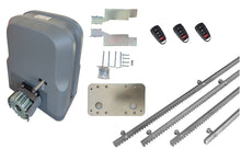 Φόρτωση εικόνας στο εργαλείο προβολής Συλλογής, Σετ μοτέρ συρόμενης πόρτας SLG600 με 3 τηλεχειριστήρια και 4m μεταλλική κρεμαγιέρα