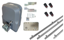 Φόρτωση εικόνας στο εργαλείο προβολής Συλλογής, Σετ μοτέρ συρόμενης πόρτας SLG600 με 4 τηλεχειριστήρια και 4m μεταλλική κρεμαγιέρα