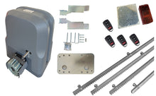 Φόρτωση εικόνας στο εργαλείο προβολής Συλλογής, Σετ μοτέρ συρόμενης πόρτας SLG600 με 4 τηλεχειριστήρια, 4m μεταλλική κρεμαγιέρα και φωτοκύτταρα ασύρματα