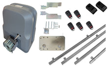 Φόρτωση εικόνας στο εργαλείο προβολής Συλλογής, Σετ μοτέρ συρόμενης πόρτας SLG600 με 5 τηλεχειριστήρια, 4m μεταλλική κρεμαγιέρα και φωτοκύτταρα ενσύρματα