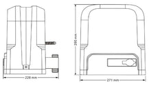 Φόρτωση εικόνας στο εργαλείο προβολής Συλλογής, Διαστάσεις μοτέρ γκαραζόπορτας SLG600
