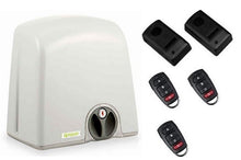 Φόρτωση εικόνας στο εργαλείο προβολής Συλλογής, Σετ μηχανισμού συρόμενης πόρτας PROTECO Strike-5 με πινακοδέκτη, 3 τηλεχειριστήρια και φωτοκύτταρα ενσύρματα