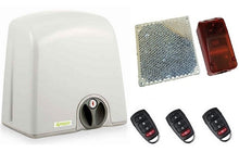 Φόρτωση εικόνας στο εργαλείο προβολής Συλλογής, Σετ μηχανισμού συρόμενης πόρτας PROTECO Strike-5 με πινακοδέκτη, 3 τηλεχειριστήρια και φωτοκύτταρα ασύρματα