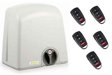 Φόρτωση εικόνας στο εργαλείο προβολής Συλλογής, Σετ μηχανισμού συρόμενης πόρτας PROTECO Strike-5 με πινακοδέκτη και 5 τηλεχειριστήρια