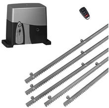 Φόρτωση εικόνας στο εργαλείο προβολής Συλλογής, Σετ μηχανισμού συρόμενης πόρτας VDS SL1000-OIL με ενσωματωμένο πινακοδέκτη, 1 τηλεχειριστήριο και 5m μεταλλική κρεμαγιέρα