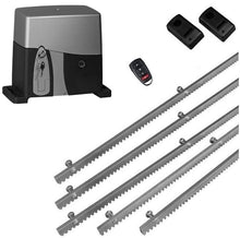 Φόρτωση εικόνας στο εργαλείο προβολής Συλλογής, Σετ μηχανισμού συρόμενης πόρτας VDS SL1000-OIL με ενσωματωμένο πινακοδέκτη, 1 τηλεχειριστήριο, 5m μεταλλική κρεμαγιέρα και φωτοκύτταρα ενσύρματα