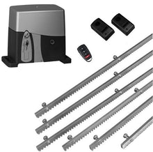 Φόρτωση εικόνας στο εργαλείο προβολής Συλλογής, Σετ μηχανισμού συρόμενης πόρτας VDS SL1000-OIL με ενσωματωμένο πινακοδέκτη, 1 τηλεχειριστήριο, 6m μεταλλική κρεμαγιέρα και φωτοκύτταρα ενσύρματα