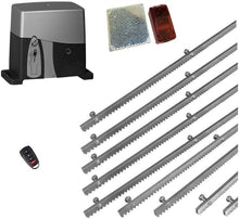 Φόρτωση εικόνας στο εργαλείο προβολής Συλλογής, Σετ μηχανισμού συρόμενης πόρτας VDS SL1000-OIL με ενσωματωμένο πινακοδέκτη, 1 τηλεχειριστήριο, 9m μεταλλική κρεμαγιέρα και φωτοκύτταρα ασύρματα