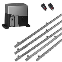 Φόρτωση εικόνας στο εργαλείο προβολής Συλλογής, Σετ μηχανισμού συρόμενης πόρτας VDS SL1000-OIL με ενσωματωμένο πινακοδέκτη, 2 τηλεχειριστήρια και 5m μεταλλική κρεμαγιέρα