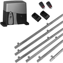 Φόρτωση εικόνας στο εργαλείο προβολής Συλλογής, Σετ μηχανισμού συρόμενης πόρτας VDS SL1000-OIL με ενσωματωμένο πινακοδέκτη, 2 τηλεχειριστήρια, 6m μεταλλική κρεμαγιέρα και φωτοκύτταρα ενσύρματα