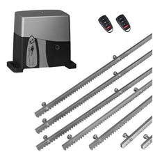 Φόρτωση εικόνας στο εργαλείο προβολής Συλλογής, Σετ μηχανισμού συρόμενης πόρτας VDS SL1000-OIL με ενσωματωμένο πινακοδέκτη, 2 τηλεχειριστήρια και 7m μεταλλική κρεμαγιέρα