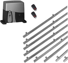 Φόρτωση εικόνας στο εργαλείο προβολής Συλλογής, Σετ μηχανισμού συρόμενης πόρτας VDS SL1000-OIL με ενσωματωμένο πινακοδέκτη, 2 τηλεχειριστήρια και 9m μεταλλική κρεμαγιέρα