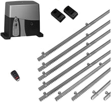 Φόρτωση εικόνας στο εργαλείο προβολής Συλλογής, Σετ μηχανισμού συρόμενης γκαραζόπορτας VDS SL1600-OIL με ένα τηλεχειριστήριο, 9m μεταλλική κρεμαγιέρα και φωτοκύτταρα ενσύρματα