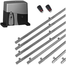 Φόρτωση εικόνας στο εργαλείο προβολής Συλλογής, Σετ μοτέρ συρόμενης γκαραζόπορτας VDS SL1600-OIL με δύο τηλεχειριστήρια και  8m μεταλλική κρεμαγιέρα