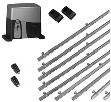 Φόρτωση εικόνας στο εργαλείο προβολής Συλλογής, Σετ μοτέρ συρόμενης γκαραζόπορτας VDS SL1600-OIL με δύο τηλεχειριστήρια, φωτοκύτταρα ενσύρματα και  9m μεταλλική κρεμαγιέρα