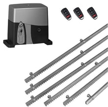 Φόρτωση εικόνας στο εργαλείο προβολής Συλλογής, Σετ μοτέρ συρόμενης γκαραζόπορτας VDS SL1600-OIL με 3 τηλεχειριστήρια και 6m μεταλλική κρεμαγιέρα