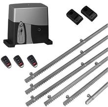 Φόρτωση εικόνας στο εργαλείο προβολής Συλλογής, Σετ μοτέρ συρόμενης γκαραζόπορτας VDS SL1600-OIL με 3 τηλεχειριστήρια, φωτοκύτταρα ενσύρματα και 6m μεταλλική κρεμαγιέρα