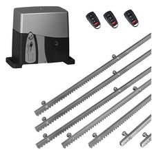 Φόρτωση εικόνας στο εργαλείο προβολής Συλλογής, Σετ μοτέρ συρόμενης γκαραζόπορτας VDS SL1600-OIL με 3 τηλεχειριστήρια και 7m μεταλλική κρεμαγιέρα