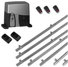 Φόρτωση εικόνας στο εργαλείο προβολής Συλλογής, Σετ μοτέρ συρόμενης γκαραζόπορτας VDS SL1600-OIL με 3 τηλεχειριστήρια, φωτοκύτταρα ενσύρματα και 7m μεταλλική κρεμαγιέρα