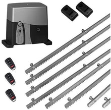 Φόρτωση εικόνας στο εργαλείο προβολής Συλλογής, Σετ μοτέρ συρόμενης γκαραζόπορτας VDS SL1600-OIL με 3 τηλεχειριστήρια, φωτοκύτταρα ενσύρματα και 8m μεταλλική κρεμαγιέρα