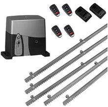 Φόρτωση εικόνας στο εργαλείο προβολής Συλλογής, Σετ μοτέρ συρόμενης γκαραζόπορτας VDS SL1600-OIL με 4 τηλεχειριστήρια, φωτοκύτταρα ενσύρματα και 5m μεταλλική κρεμαγιέρα