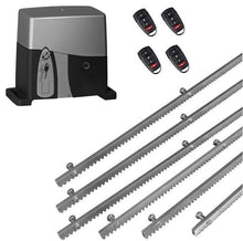 Φόρτωση εικόνας στο εργαλείο προβολής Συλλογής, Σετ μοτέρ συρόμενης γκαραζόπορτας VDS SL1600-OIL με 4 τηλεχειριστήρια και 6m μεταλλική κρεμαγιέρα
