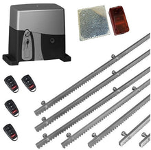 Φόρτωση εικόνας στο εργαλείο προβολής Συλλογής, Σετ μοτέρ συρόμενης γκαραζόπορτας VDS SL1600-OIL με 4 τηλεχειριστήρια, φωτοκύτταρα ασύρματα και 7m μεταλλική κρεμαγιέρα