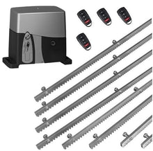 Φόρτωση εικόνας στο εργαλείο προβολής Συλλογής,  Σετ μοτέρ συρόμενης γκαραζόπορτας VDS SL1600-OIL με 4 τηλεχειριστήρια και 8m μεταλλική κρεμαγιέρα