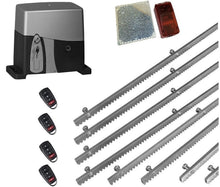 Φόρτωση εικόνας στο εργαλείο προβολής Συλλογής,  Σετ μοτέρ συρόμενης γκαραζόπορτας VDS SL1600-OIL με 4 τηλεχειριστήρια, φωτοκύτταρα ασύρματα και 8m μεταλλική κρεμαγιέρα