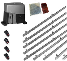 Φόρτωση εικόνας στο εργαλείο προβολής Συλλογής,  Σετ μοτέρ συρόμενης γκαραζόπορτας VDS SL1600-OIL με 4 τηλεχειριστήρια, φωτοκύτταρα ασύρματα και 9m μεταλλική κρεμαγιέρα