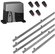 Φόρτωση εικόνας στο εργαλείο προβολής Συλλογής,  Σετ μοτέρ συρόμενης γκαραζόπορτας VDS SL1600-OIL με 5 τηλεχειριστήρια και 5m μεταλλική κρεμαγιέρα