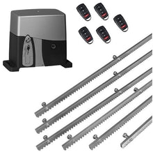 Φόρτωση εικόνας στο εργαλείο προβολής Συλλογής,  Σετ μοτέρ συρόμενης γκαραζόπορτας VDS SL1600-OIL με 5 τηλεχειριστήρια και 6m μεταλλική κρεμαγιέρα