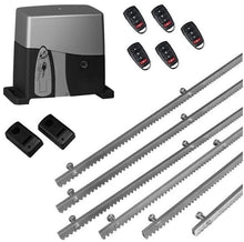 Φόρτωση εικόνας στο εργαλείο προβολής Συλλογής,  Σετ μοτέρ συρόμενης γκαραζόπορτας VDS SL1600-OIL με 5 τηλεχειριστήρια, φωτοκύτταρα ενσύρματα και 6m μεταλλική κρεμαγιέρα