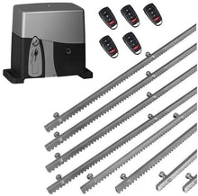 Φόρτωση εικόνας στο εργαλείο προβολής Συλλογής, Σετ μοτέρ συρόμενης γκαραζόπορτας VDS SL1600-OIL με 5 τηλεχειριστήρια και 8m μεταλλική κρεμαγιέρα