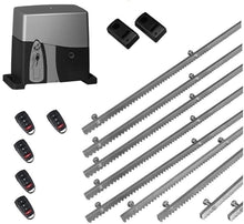 Φόρτωση εικόνας στο εργαλείο προβολής Συλλογής, Σετ μοτέρ συρόμενης γκαραζόπορτας VDS SL1600-OIL με 5 τηλεχειριστήρια, φωτοκύτταρα ενσύρματα και 9m μεταλλική κρεμαγιέρα