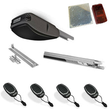 Φόρτωση εικόνας στο εργαλείο προβολής Συλλογής, Σετ μηχανισμού γκαραζόπορτας οροφής Motorline Evo 100 με 4 τηλεχειριστήρια και φωτοκύτταρα ασύρματα