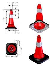 Φόρτωση εικόνας στο εργαλείο προβολής Συλλογής, Διαστάσεις Πλαστικού κώνου παρκαρίσματος 50 cm PARK-DH-PE-1