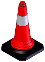 Φόρτωση εικόνας στο εργαλείο προβολής Συλλογής, Πλαστικός κώνος για πάρκινγκ 50 cm PARK-DH-PE-1_1