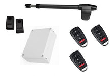 Φόρτωση εικόνας στο εργαλείο προβολής Συλλογής, Σετ μηχανισμού ανοιγόμενης δεξιάς μονόφυλλης γκαραζόπορτας LINCE 400 με 3 τηλεχειριστήρια και ενσύρματα φωτοκύτταρα