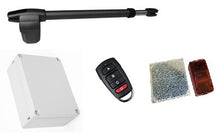 Φόρτωση εικόνας στο εργαλείο προβολής Συλλογής, Σετ μηχανισμού ανοιγόμενης αριστερής μονόφυλλης γκαραζόπορτας LINCE 400 με 1 τηλεχειριστήριο και ασύρματα φωτοκύτταρα