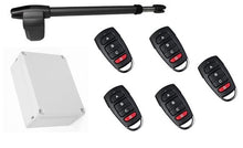 Φόρτωση εικόνας στο εργαλείο προβολής Συλλογής, Μηχανισμός ανοιγόμενης πόρτας μονόφυλλης (αριστερό) LINCE 400 με πινακοδέκτη και 5 τηλεχειριστήρια