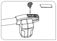 Φόρτωση εικόνας στο εργαλείο προβολής Συλλογής, Εισαγωγή κλειδιού αποσύμπλεξης μοτέρ ανοιγόμενης πόρτας Motorline Professional LINCE 400