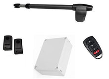 Φόρτωση εικόνας στο εργαλείο προβολής Συλλογής, Σετ μηχανισμού ανοιγόμενης γκαραζόπορτας LINCE 600 μονόφυλλο με πίνακα, φωτοκύτταρα ενσύρματα και ένα τηλεχειριστήριο