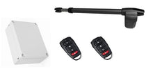 Φόρτωση εικόνας στο εργαλείο προβολής Συλλογής, Σετ μηχανισμού ανοιγόμενης γκαραζόπορτας LINCE 600 μονόφυλλο με πίνακα και δύο τηλεχειριστήρια