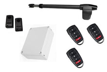 Φόρτωση εικόνας στο εργαλείο προβολής Συλλογής, Μηχανισμός ανοιγόμενης πόρτας μονόφυλλης (δεξί) LINCE 600 με πινακοδέκτη, 3 τηλεχειριστήρια και φωτοκύτταρα ενσύρματα