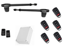 Φόρτωση εικόνας στο εργαλείο προβολής Συλλογής, Μηχανισμός ανοιγόμενης πόρτας δίφυλλης (αριστερό & δεξί) LINCE 600 με πινακοδέκτη, 5 τηλεχειριστήρια και φωτοκύτταρα ενσύρματα